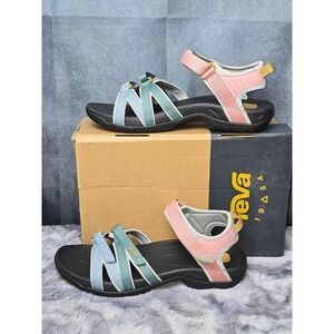 NWB Teva Tirra Sandals Multi Color Strappy Athletic Hiking Womens 10